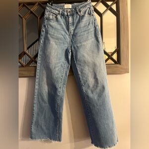 Oliver Logan Aberdeen High Rise wide leg crop size 25